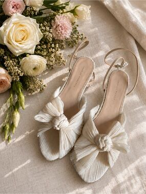 Loeffler Randall Dahlia Pearl Pleated Bow
Heel